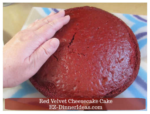 Cutting the cake top