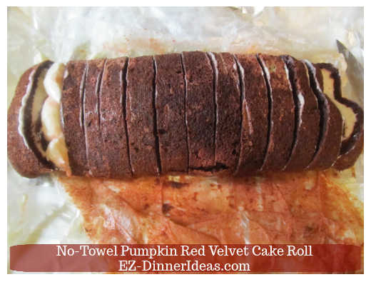 Sliced up cake roll