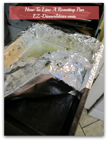 How To Line A Roasting Pan? - 底の油だけ 食器用洗剤を少し使うだけで、きれいになります。 こすり洗いは一切なし