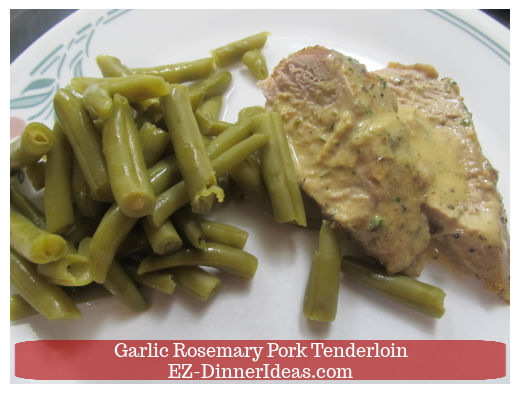 Pork Tenderloin Roast Recipe with Garlic Rosemary 100% Keto version