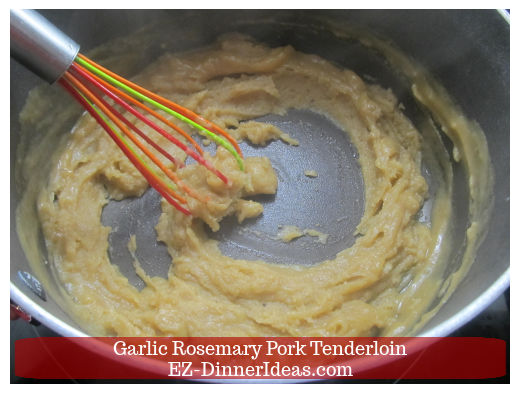 Roux mixed with meat dripping