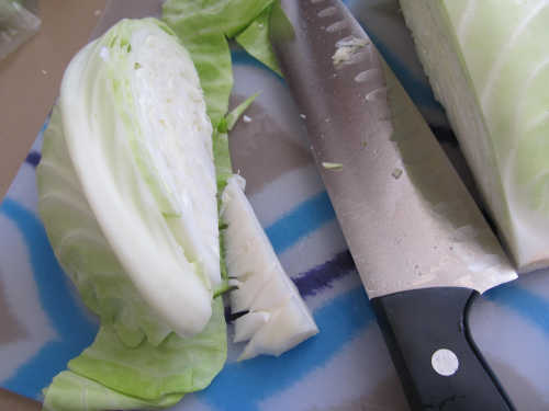 Santoku knife provides plenty of stability when it comes to cutting.