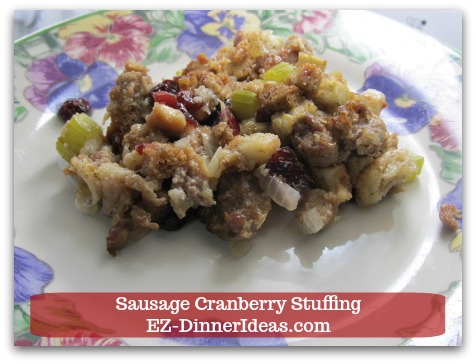 Sausage Cranberry Stuffing Recipe - ENJOY!
