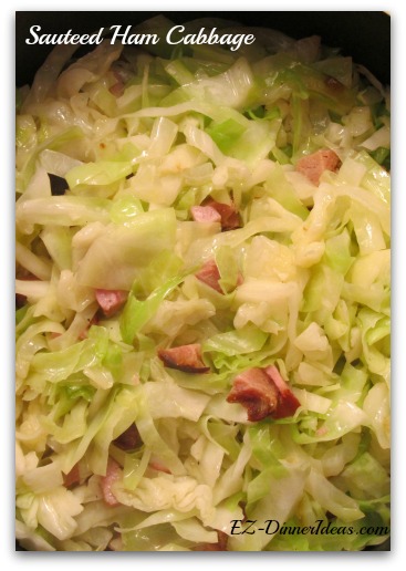 Sauteed Ham Cabbage Sauteed Ham Cabbage