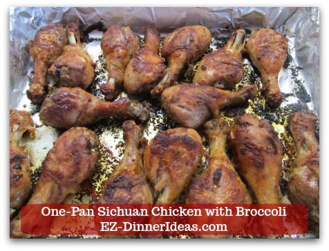 Sichuan Chicken Recipe | One-Pan Sichuan Chicken with Broccoli - You can enjoy them as is or let it rest to serve with broccoli and rice later.