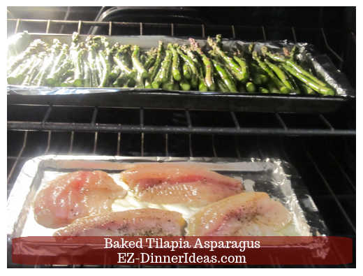 Bake both pans of food at the same time Bake both pans of food at the same time