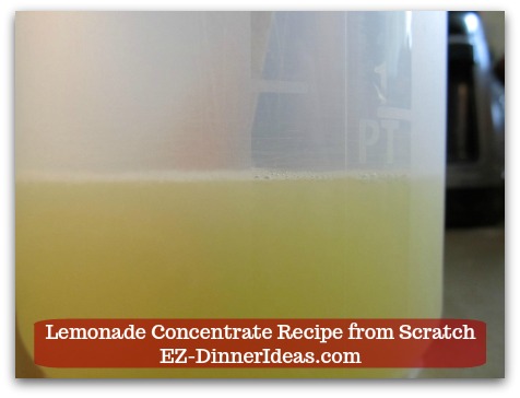 Lemonade Concentrate Recipe from Scratch - Get about 3/4 pint (or around 350ml) of lemon juice out of all the lemons