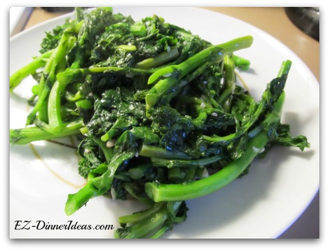 Simply Sauteed Broccoli Rabe