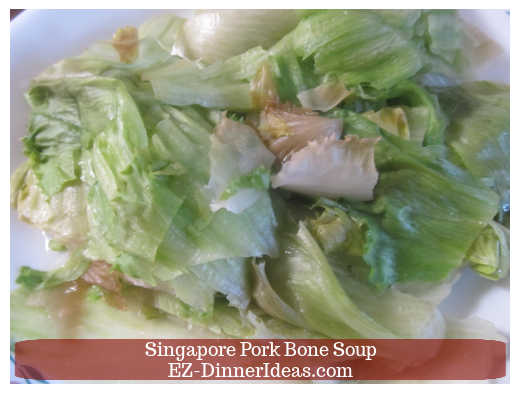 Cooked iceberg lettuce Cooked iceberg lettuce