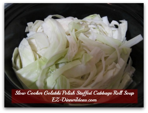 Cabbages in slow cooker