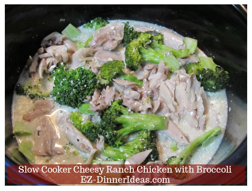 Cooked broccoli and chicken Cooked broccoli and chicken