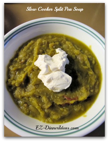 Slow Cooker Split Pea Soup