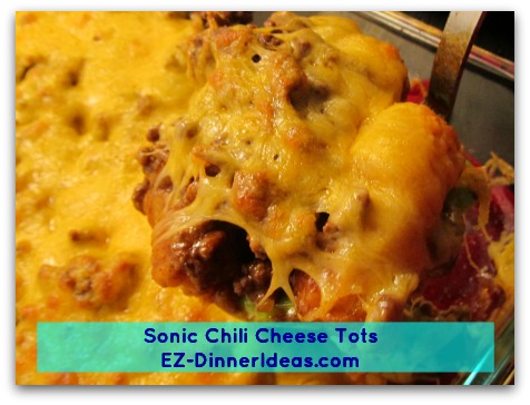 Sonic Chili Cheese Tots - Hmmm....better than buying it from the food chain, right? Sonic Chili Cheese Tots - Hmmm....better than buying it from the food chain, right?