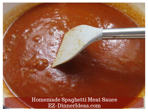 tomato sauce in meat mixture