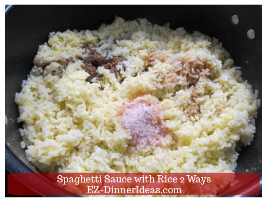 Seasonings in fried rice