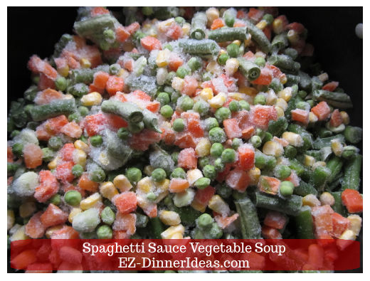 Frozen mixed vegetables
