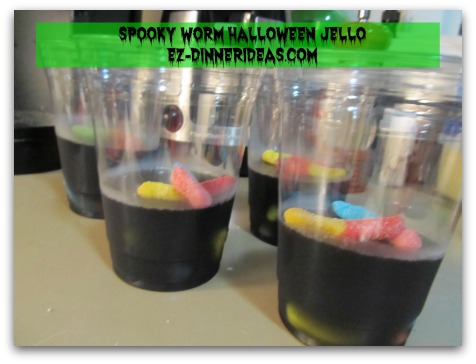 Spooky Worm Halloween Jello - Are you ready to spook?