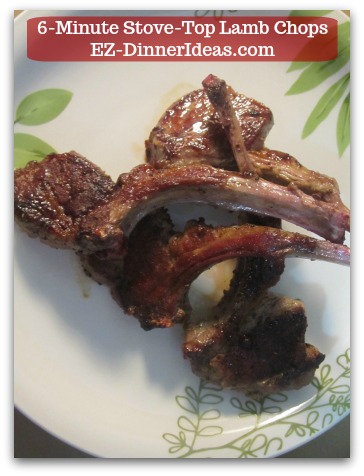 Easy Lamb Chop Recipe | 6-Minute Stove-Top Lamb Chops