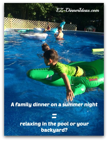 Summer dinner ideas will help you to relax and enjoy the weather.