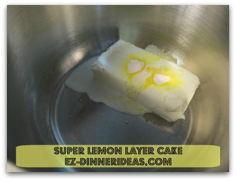 Lemon Cake Mix Recipe | Super Lemon Layer Cake - Combine ingredients to make cream cheese filling Lemon Cake Mix Recipe | Super Lemon Layer Cake - Combine ingredients to make cream cheese filling