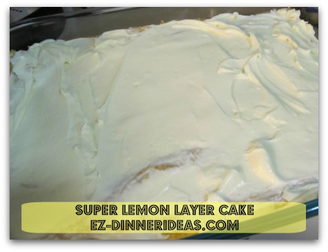 Lemon Cake Mix Recipe | Super Lemon Layer Cake - Top the first layer of the cake with cream cheese filling Lemon Cake Mix Recipe | Super Lemon Layer Cake - Top the first layer of the cake with cream cheese filling