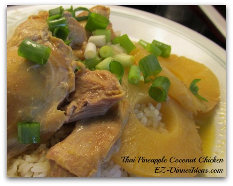 Thai Pineapple Coconut Chicken