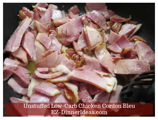 Ham in the same skillet