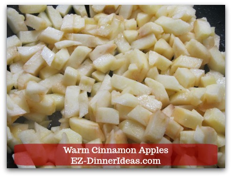 Warm Cinnamon Apples - Add lemon concentrate and salt Warm Cinnamon Apples - Add lemon concentrate and salt