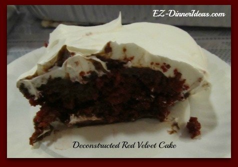 Deconstructed Red Velvet Cake Deconstructed Red Velvet Cake
