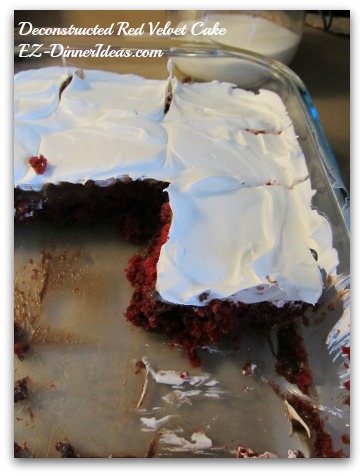 Deconstructed Red Velvet Cake Deconstructed Red Velvet Cake