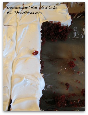 Deconstructed Red Velvet Cake Deconstructed Red Velvet Cake